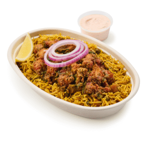 chicken biryani bowl