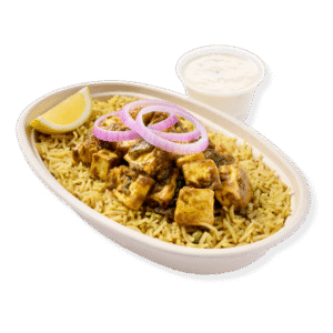 paneer biryani bowl